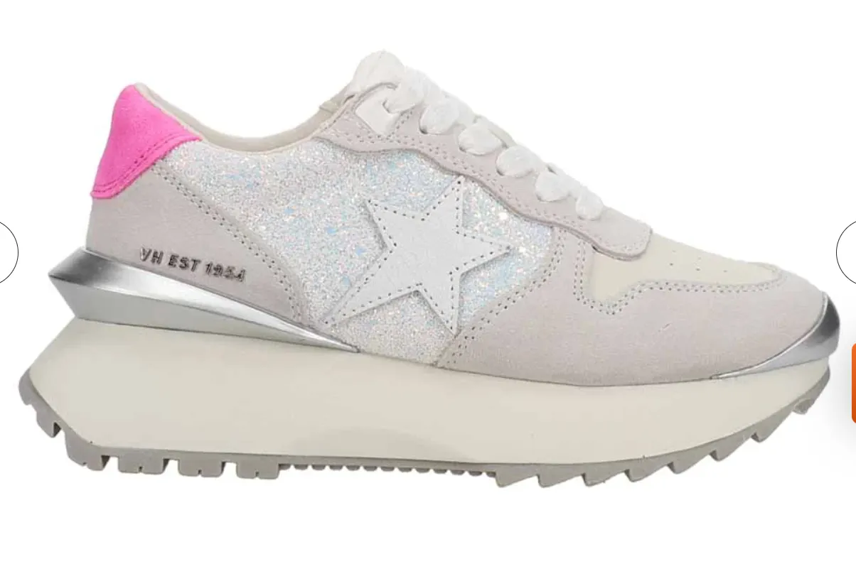 Major 29 Vintage Havanas Sneaker in Clear Glitter Multi