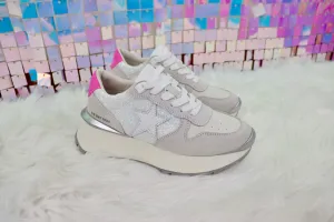 Major 29 Vintage Havanas Sneaker in Clear Glitter Multi