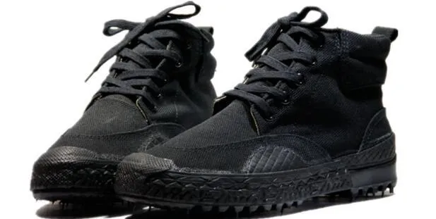 Men Women Army Training Camo Canvas Shoes Outdoor Sports Hiking Camping Climbing Non-slip Wearproof Breathable Tactical Boots