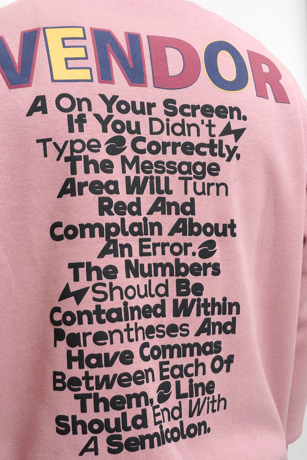 Men's Carfieild Pink Sweatshirt