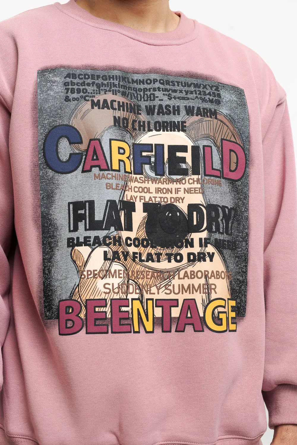 Men's Carfieild Pink Sweatshirt