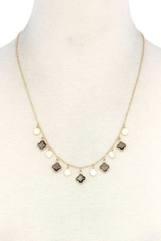 Moroccan Dainty Dangle Necklace