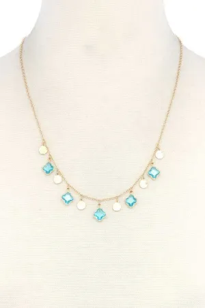 Moroccan Dainty Dangle Necklace