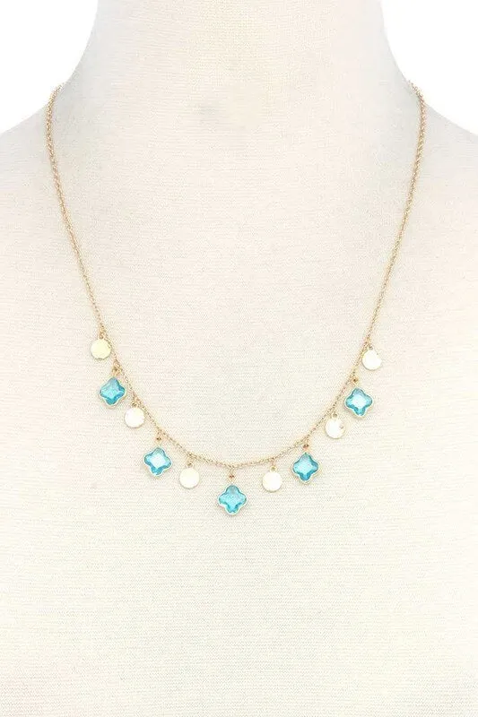 Moroccan Dainty Dangle Necklace