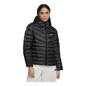 Nsw Wr Lt Wt Dwn Jkt White/Black