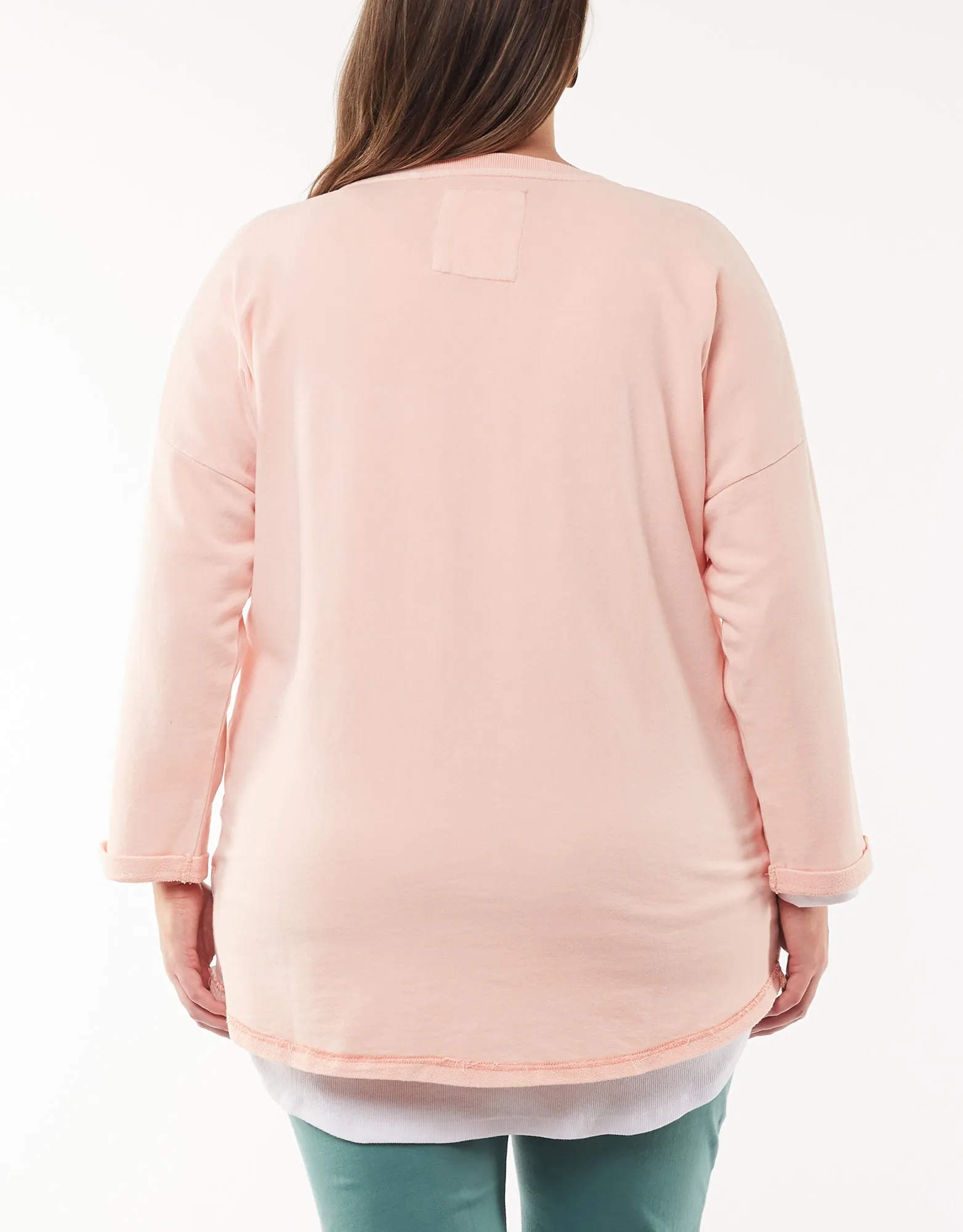 Plus Size Alice Crew - Soft Pink