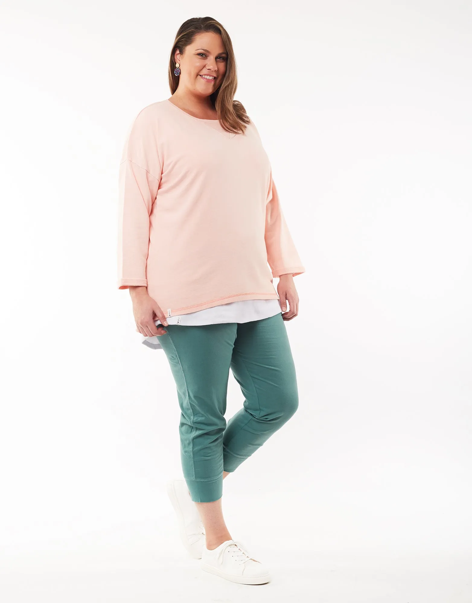 Plus Size Alice Crew - Soft Pink