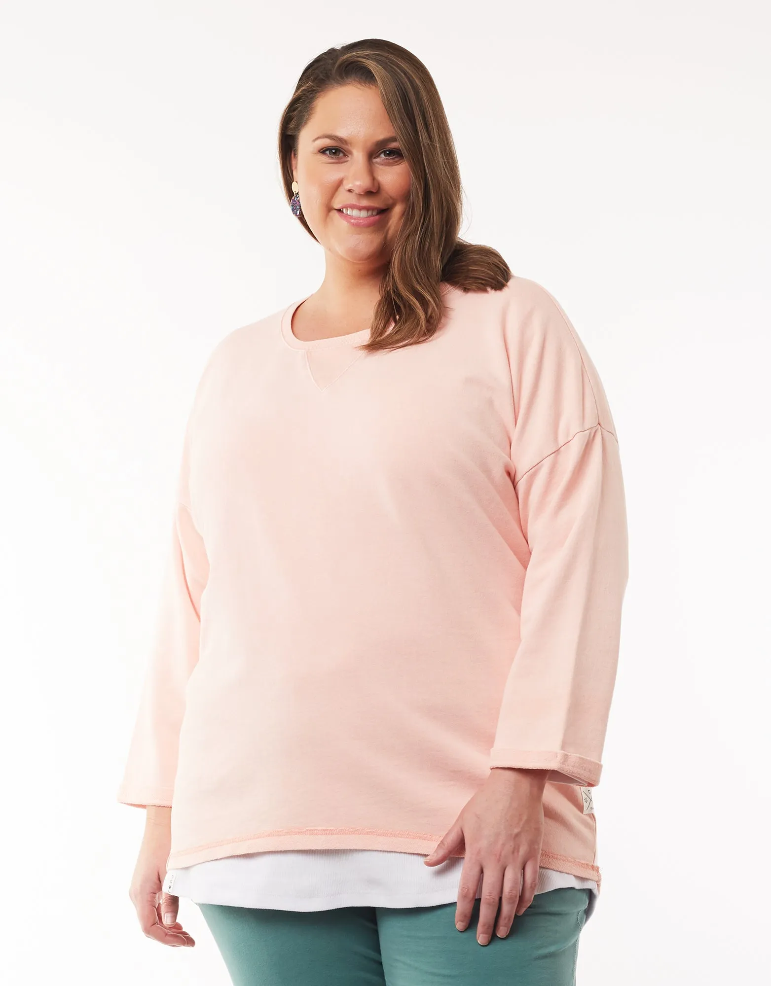Plus Size Alice Crew - Soft Pink