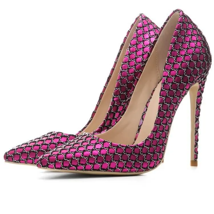 Point Toe Ankle Sexy Close Toe Stiletto Heel Pumps
