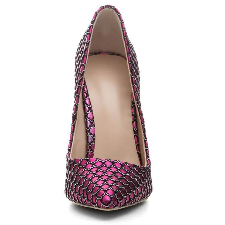 Point Toe Ankle Sexy Close Toe Stiletto Heel Pumps