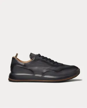 Race Lux Leather  Navy low top sneakers