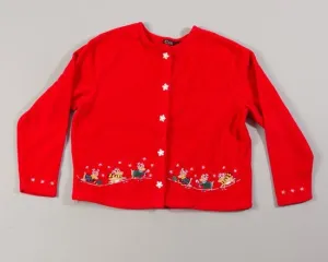 Reindeer Running-Large Christmas Sweater