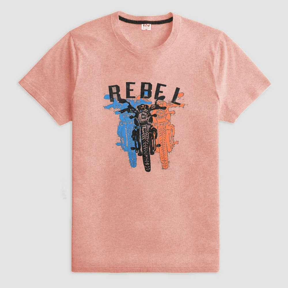 Richman Men's Rebel Printed Short Sleeve Tee Shirt