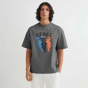 Richman Men's Rebel Printed Short Sleeve Tee Shirt
