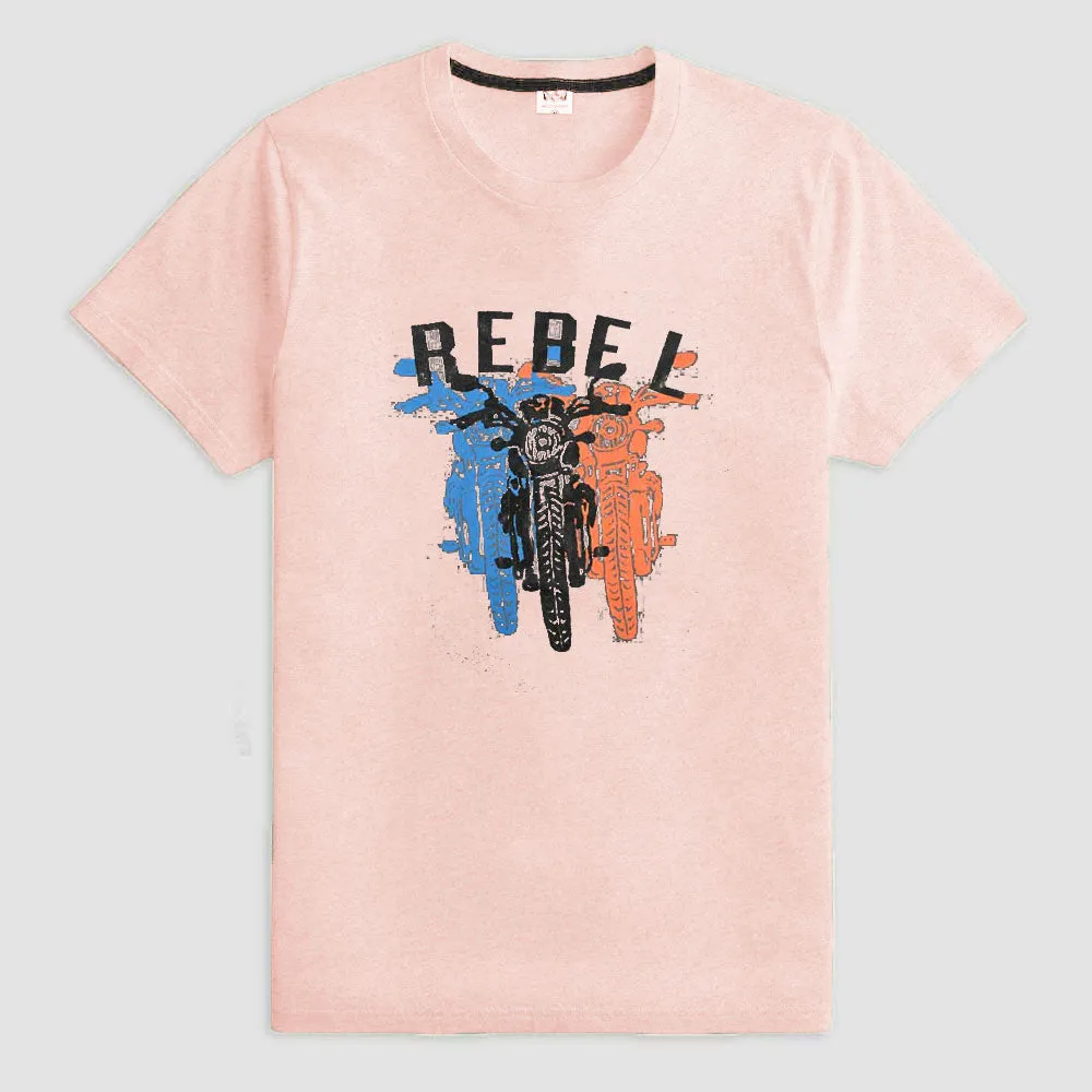 Richman Men's Rebel Printed Short Sleeve Tee Shirt