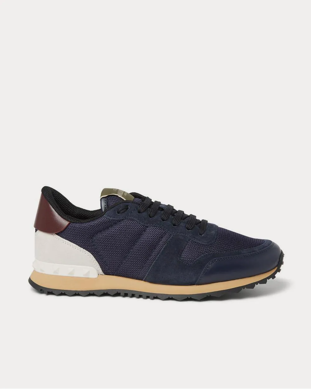 Rockrunner Mesh, Leather and Suede  Navy low top sneakers