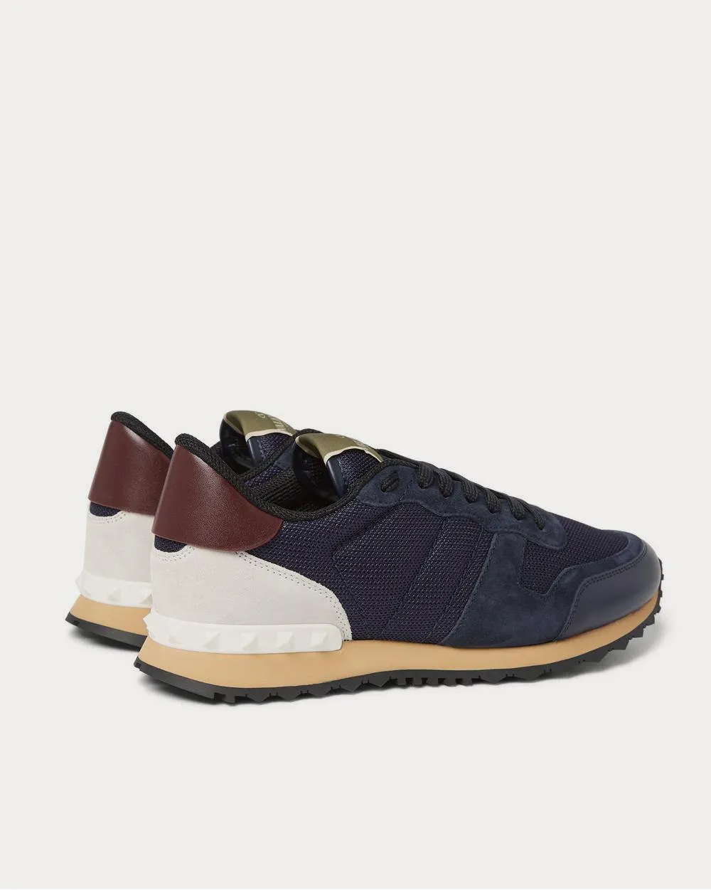 Rockrunner Mesh, Leather and Suede  Navy low top sneakers