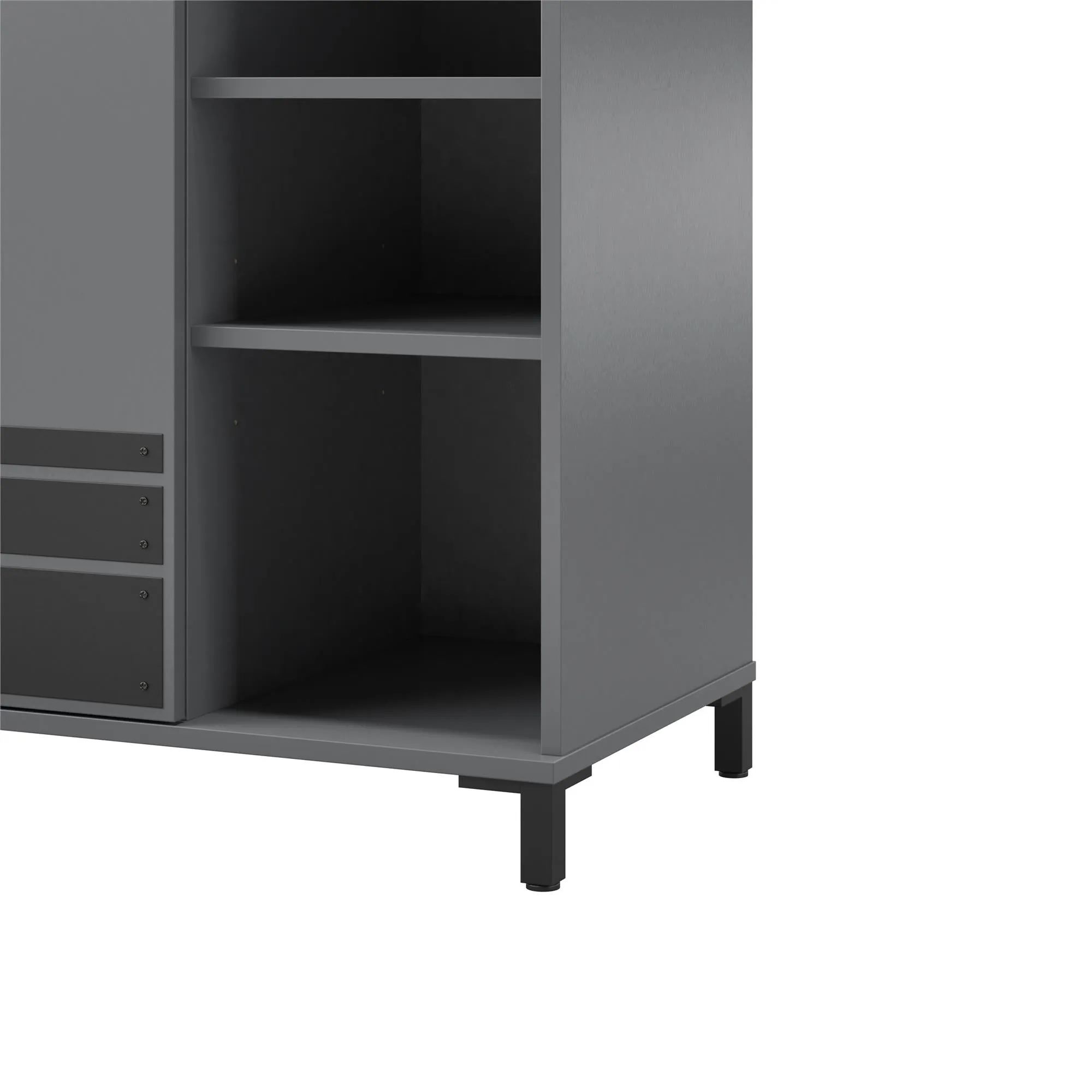 Shelby Tall Garage Cabinet with 1 Door & Hang Rod