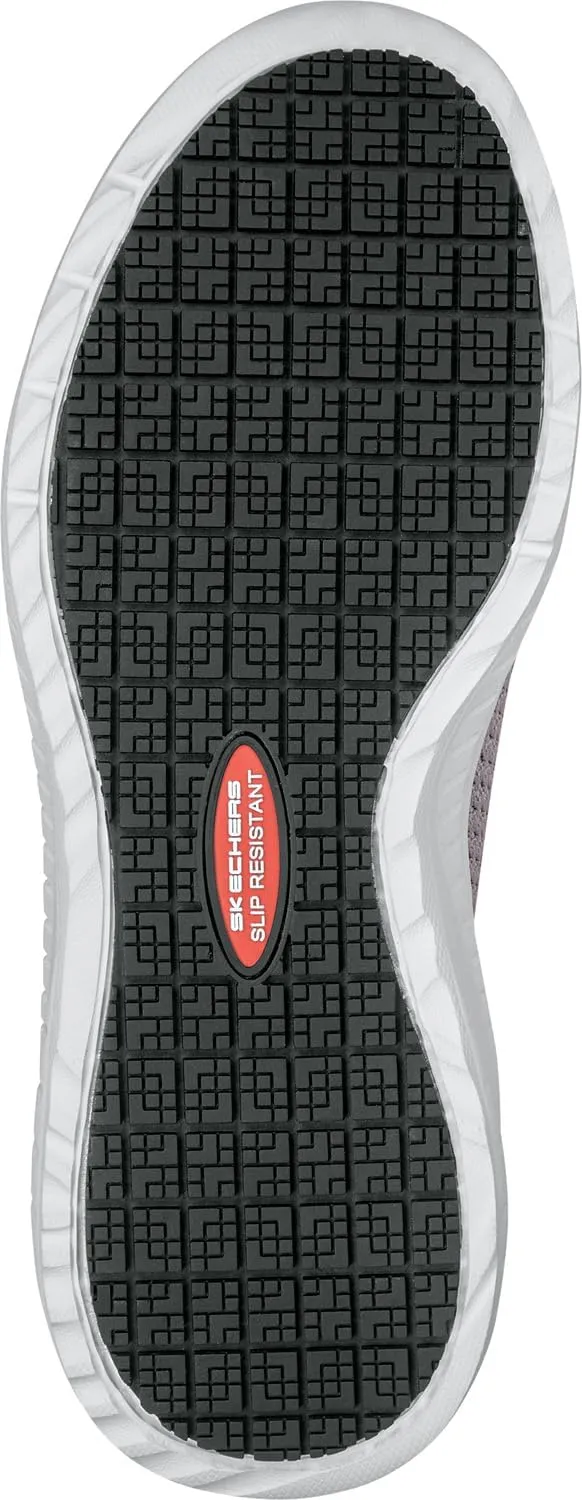 Skechers Work Emma Knit, Women's, Soft Toe, EH, MaxTrax Slip Resistant, Slip On, Low Athletic, Work Shoe