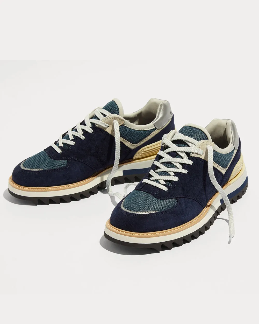 Tokyo Design Studio 574 Navy Low Top Sneakers