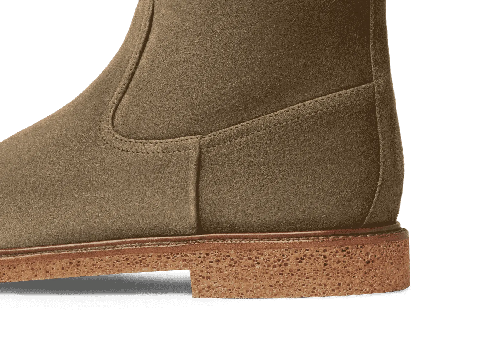 Treve Boots in Olivine Green Asteria Suede