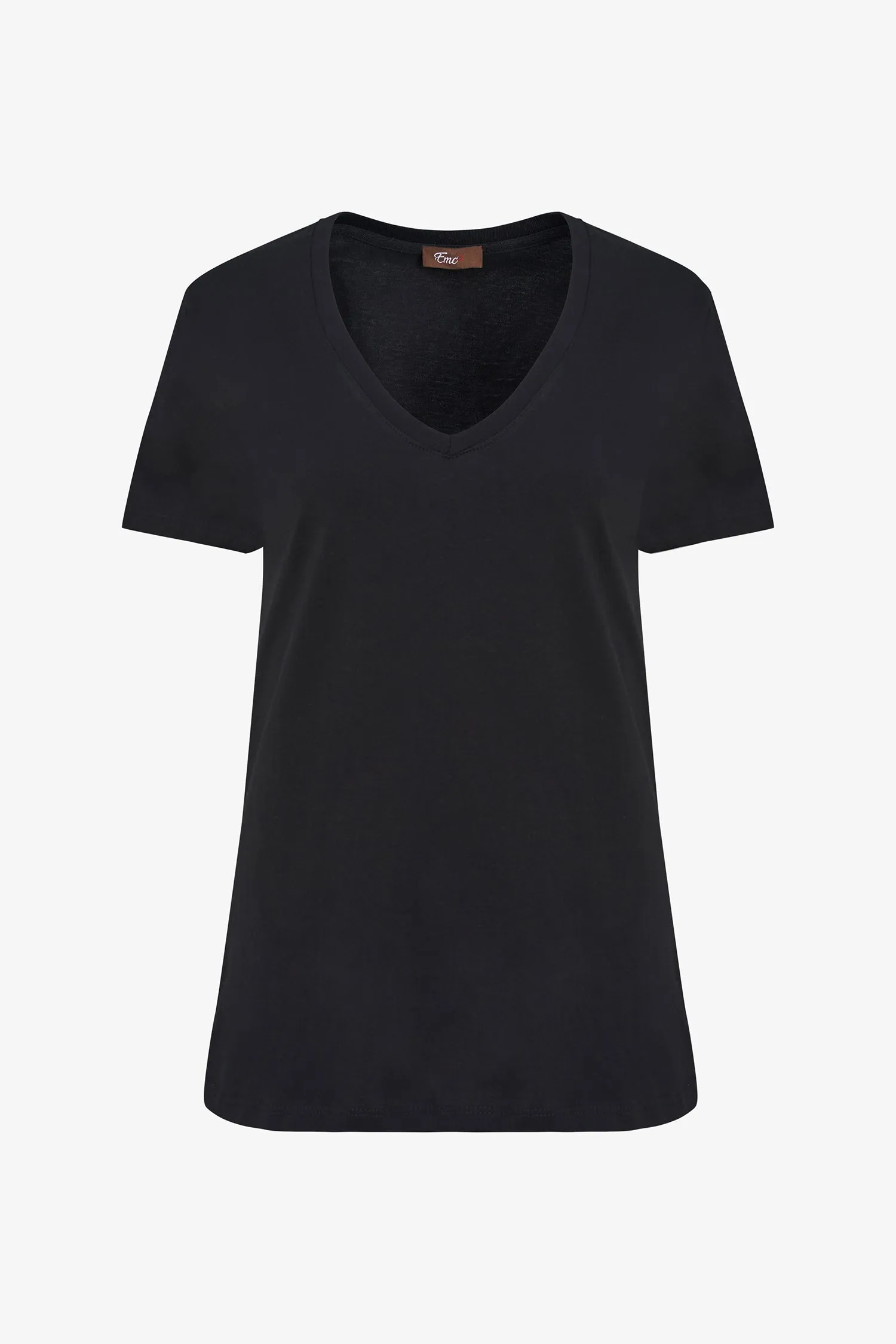 V-Neck Basic Tee | Ema&Carla