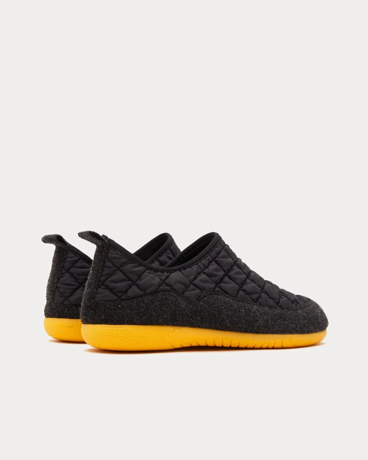 Valencia Black / Yellow Slip Ons