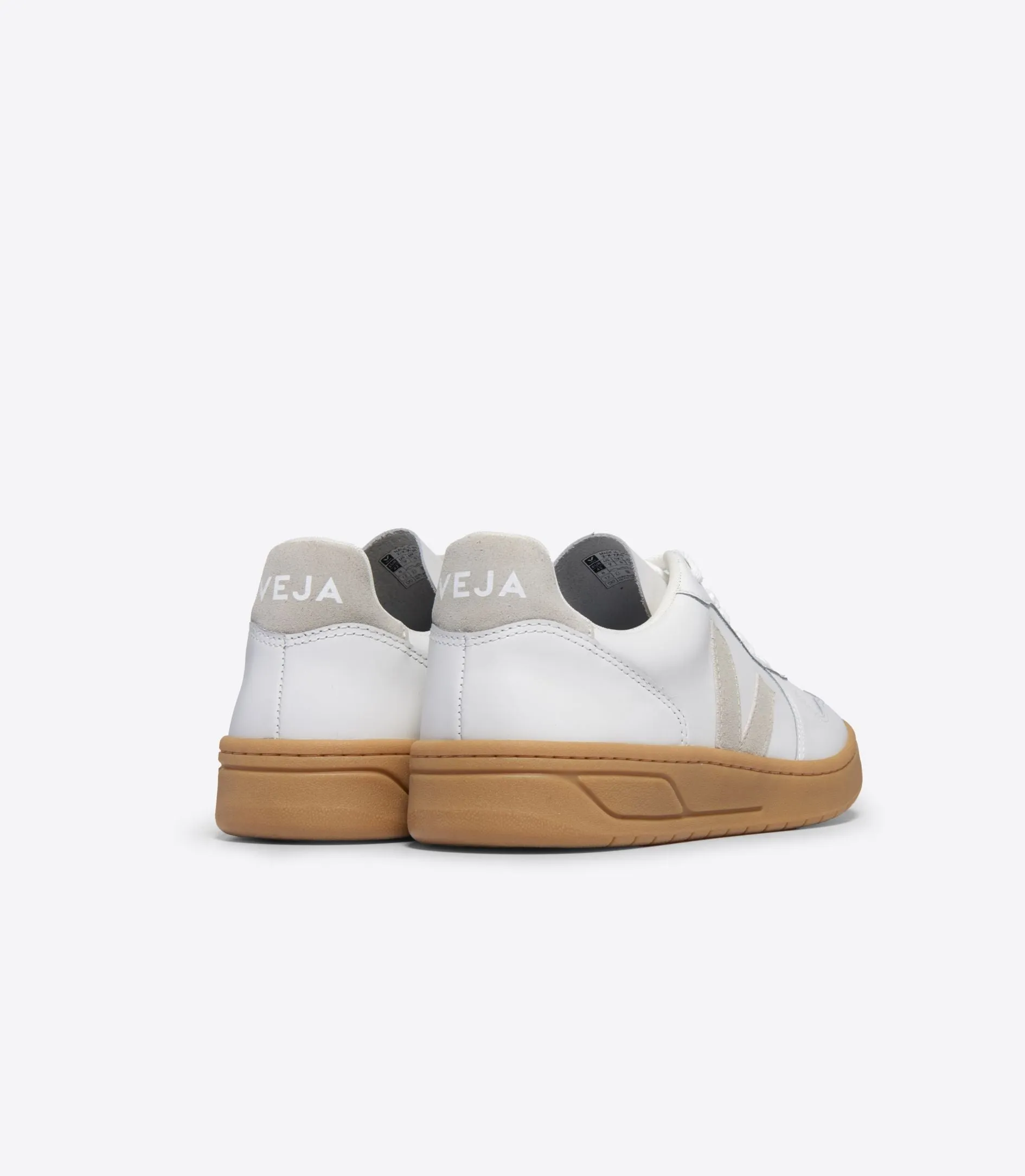Veja V-10 Leather White Natural Unisex Sneakers