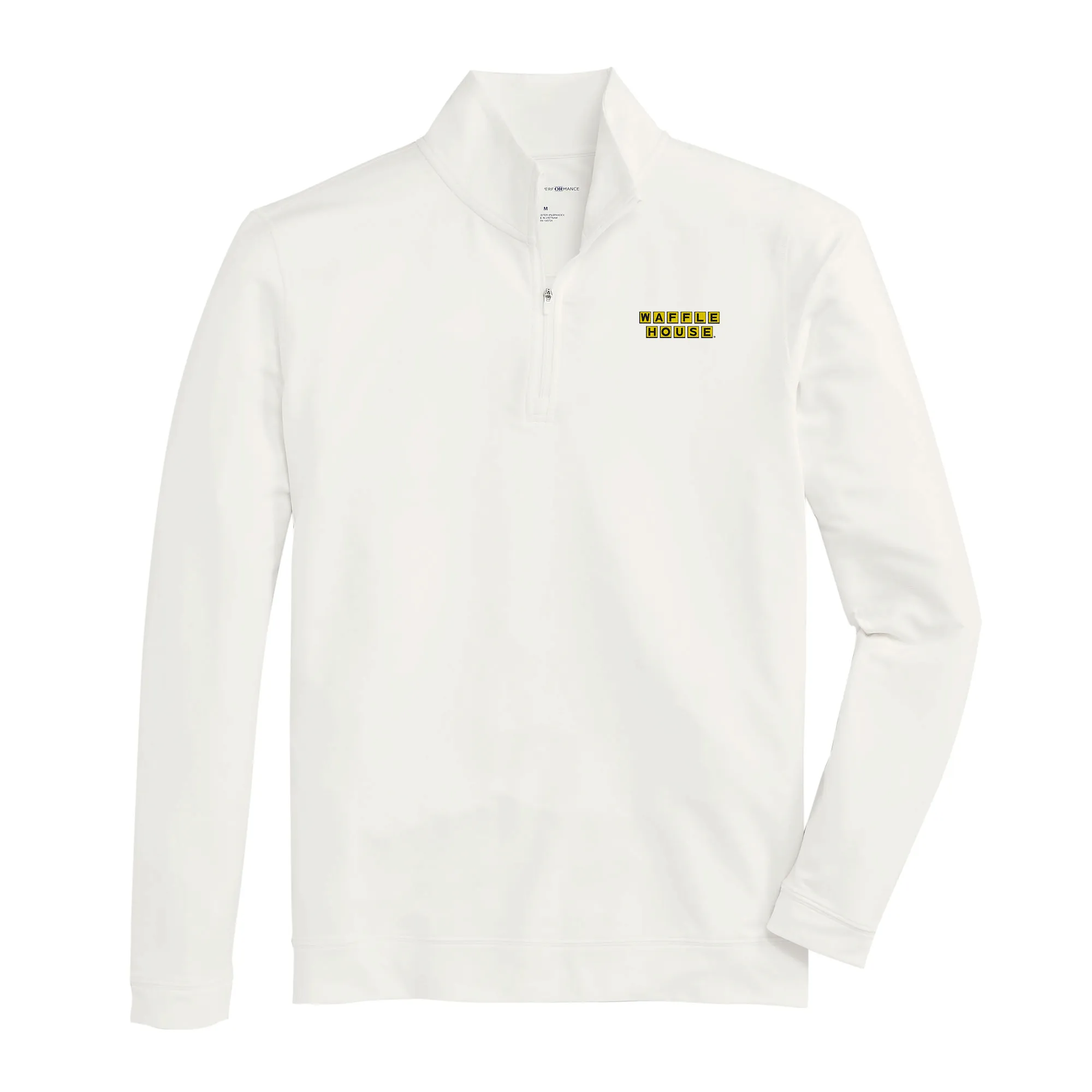 Waffle House Flow 1/4 Zip Pullover - White