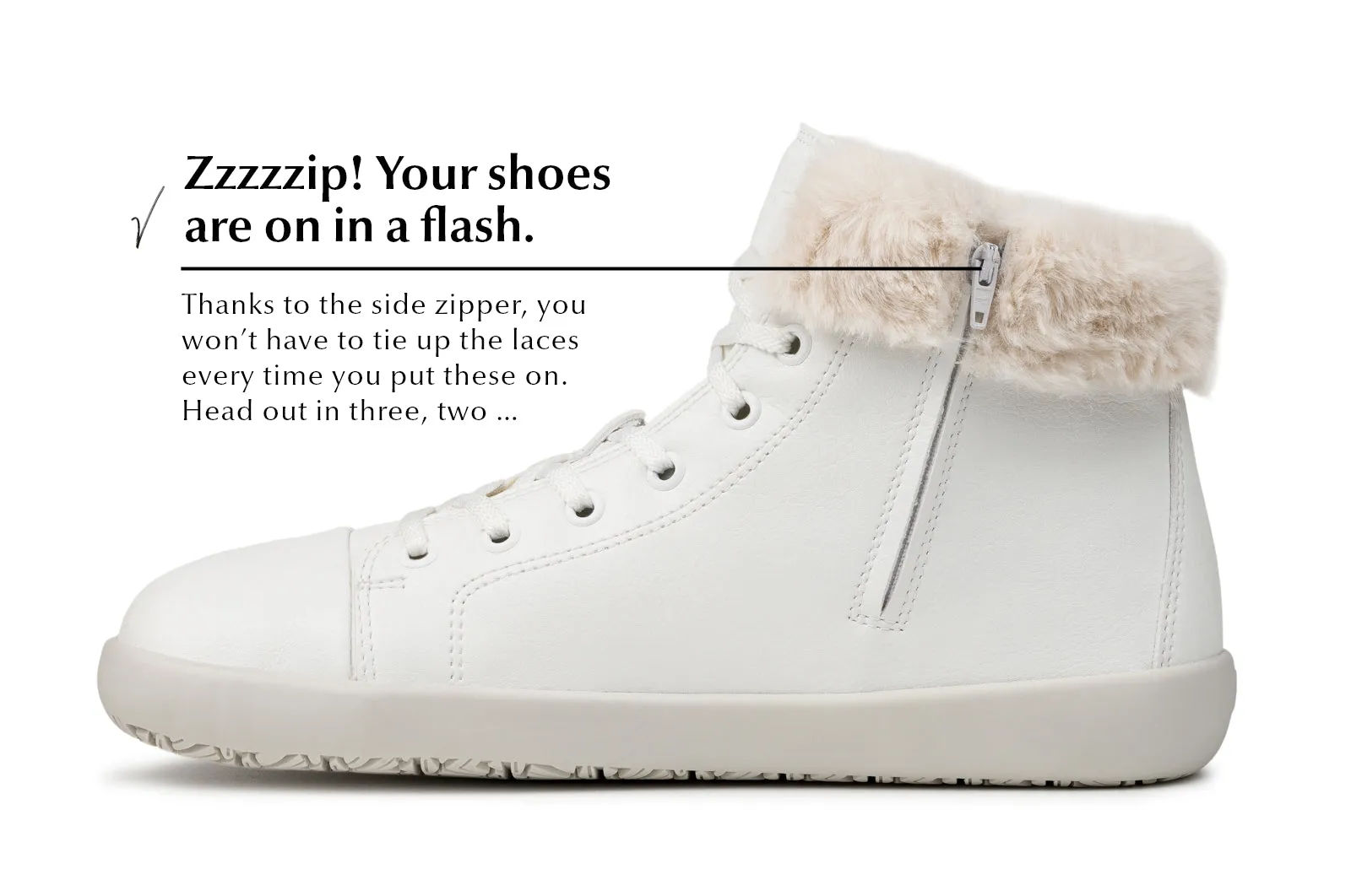 Women's Comfort winter sneakers Tara Winter 2.0 white