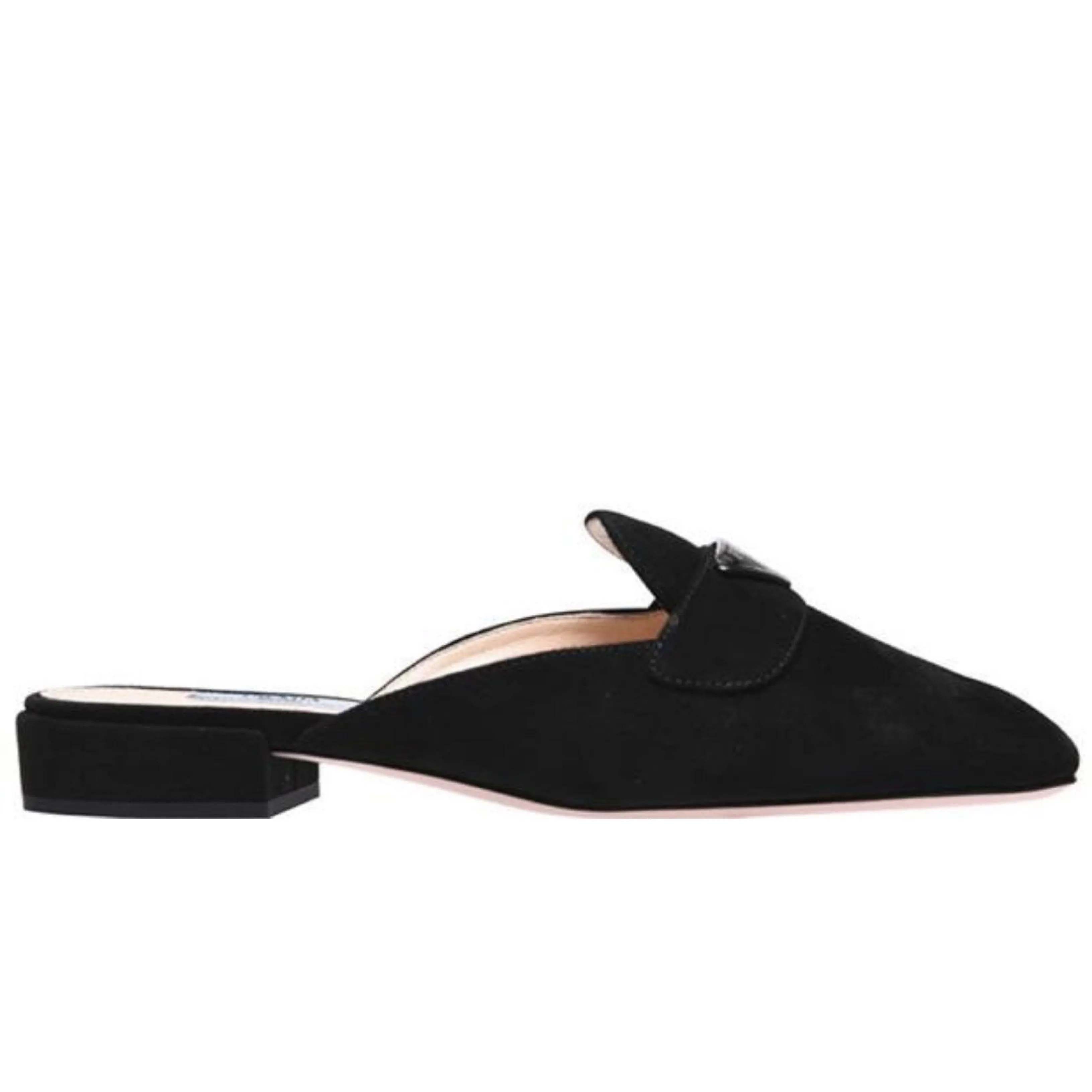 Womens Prada Black Tri Loafer