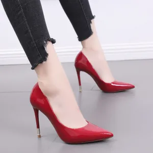 Work Point Toe Wedding Ankle Pumps